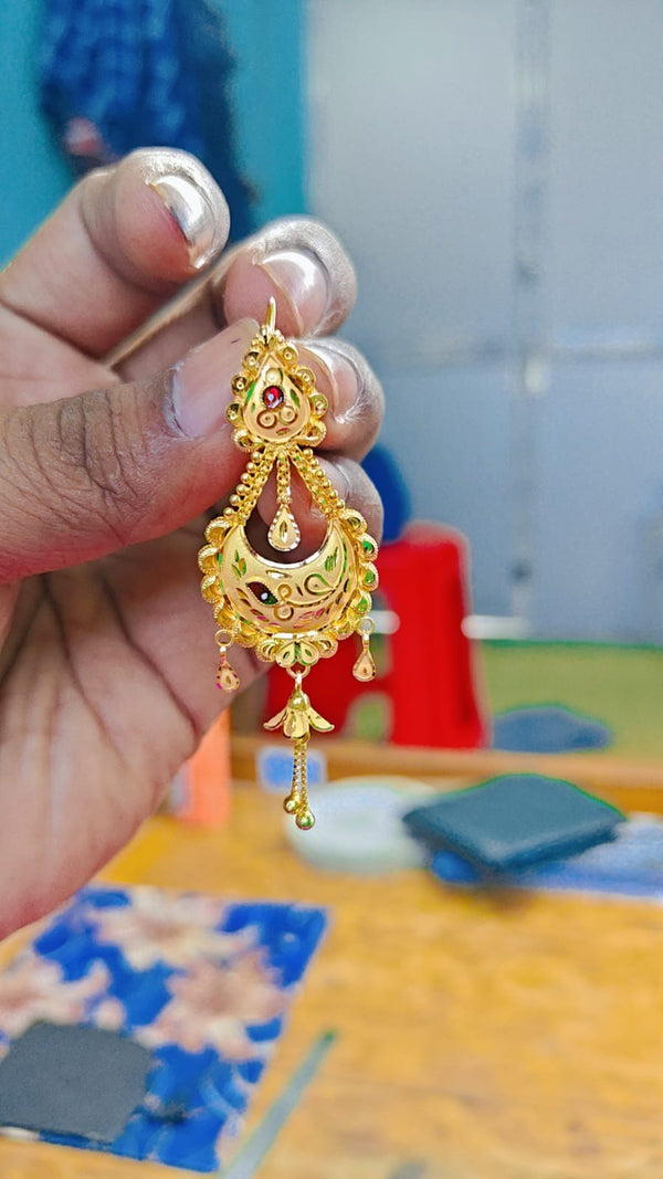 Chandbali Jhumka Earrings