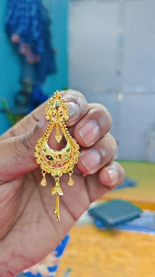 Chandbali Jhumka Earrings