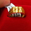 22K Gold Signet Band Ring for Men