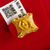 Designer Geometric Gold Ring with Hallmark Tag